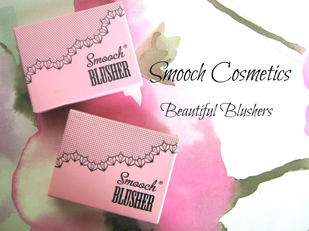 A picture of Smooch cosmetics blushers. 