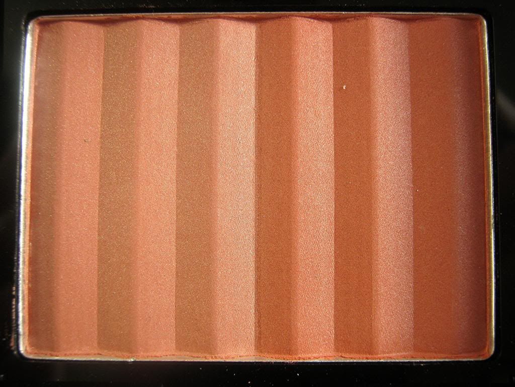 A picture of smooch cosmetics blush in peachy.