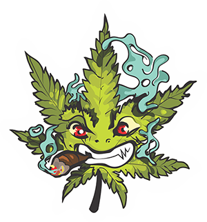 7x Cannabis Leaf Sticker vinyl decal car bumper weed mairjuana hemp