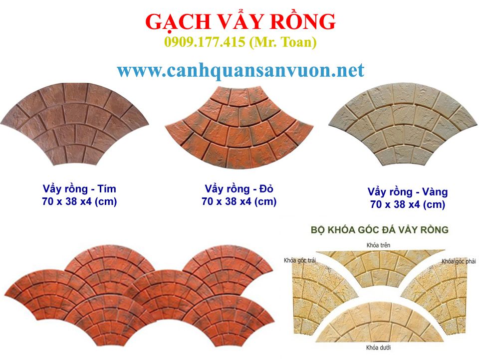 Gạch lát sân vườn vĩnh cửu