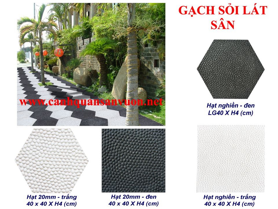 Gạch lát sân vườn vĩnh cửu