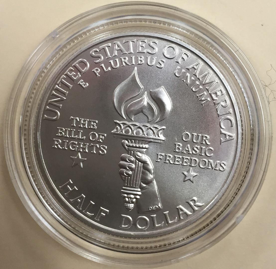 Bill of rights commemorative coin chrysler #5