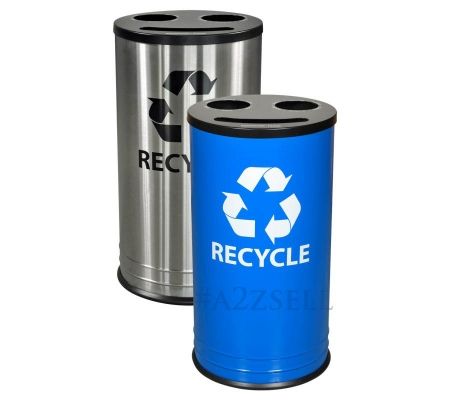 recycling receptacle, recycling containers, recycling bins, recycling bins for office, waste receptacles office, waste receptacles stainless steel
