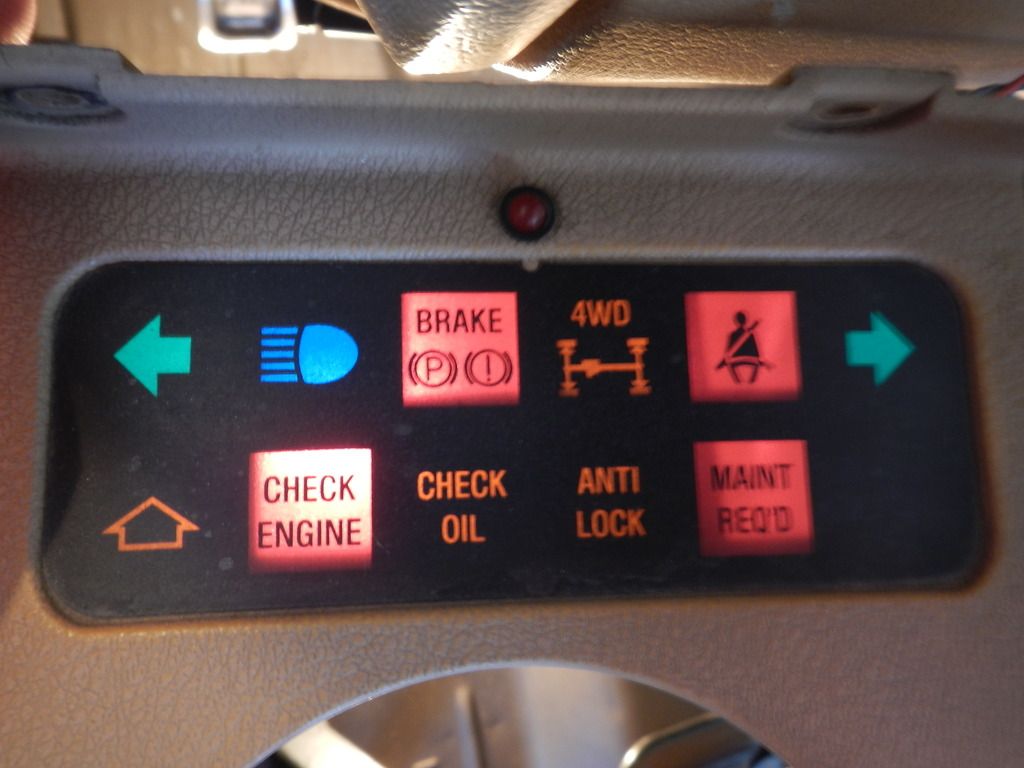 Is there more than 1 warning indicator panel - Jeep Wrangler Forum