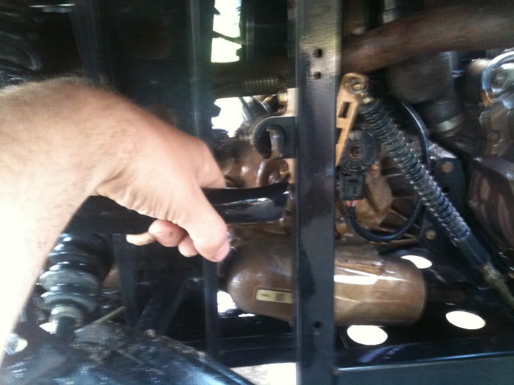 Broken sway bar PRC Polaris Ranger Club