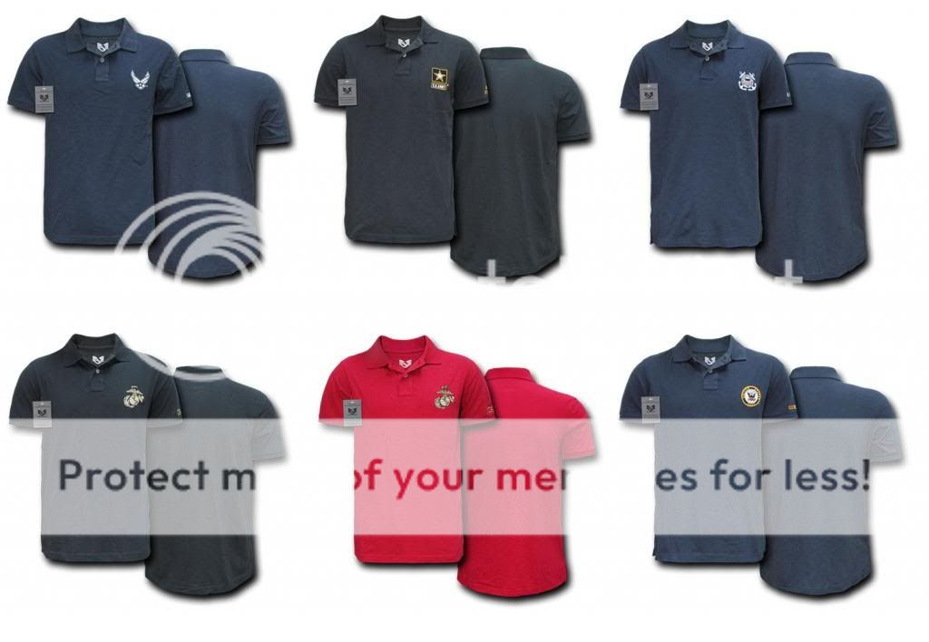 Tee Shirts Military Clothing Choice Polo Shirts Navy Army USMC USCG T Shirts